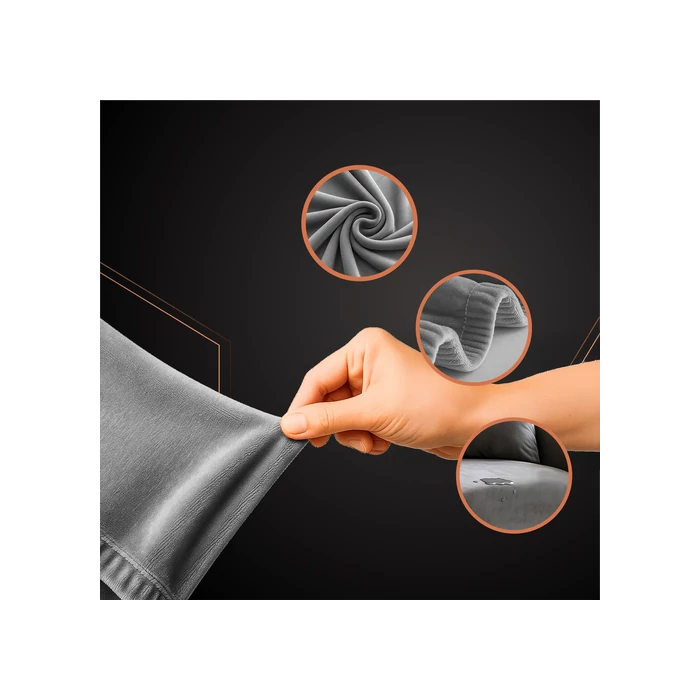 Kanapéhuzat 145-185cm sötétszürke