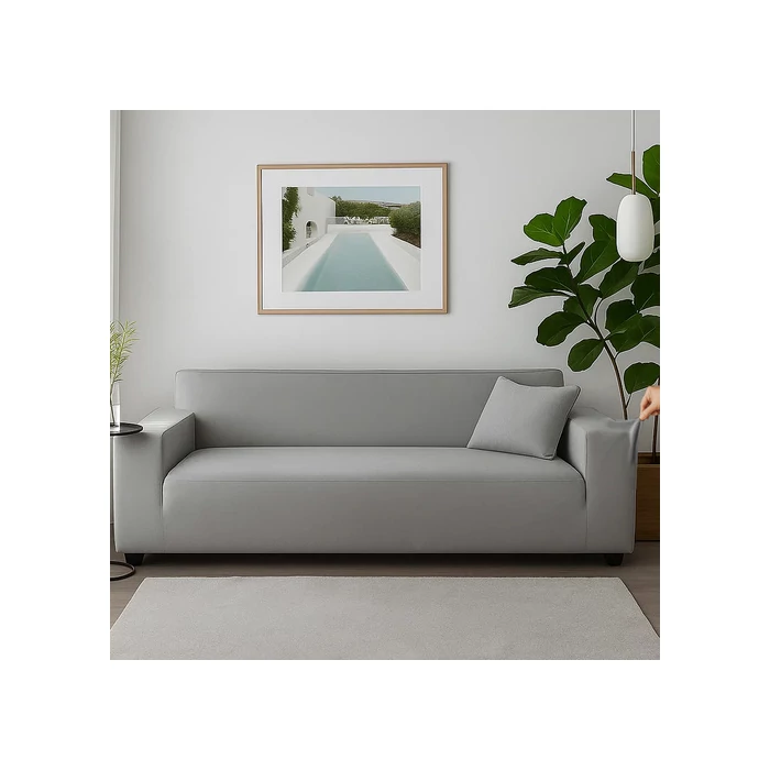 Kanapéhuzat 190-230cm sötétszürke