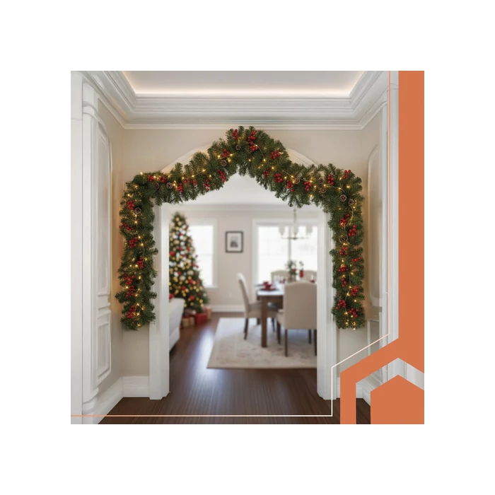 Ruhhy műfenyő girland 2.7 m 