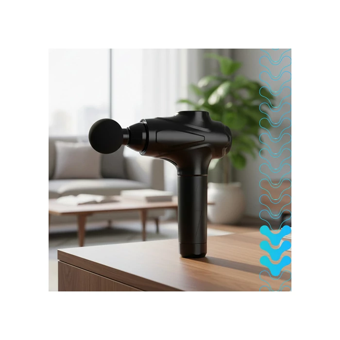 Isomedics professzionális masszázspisztoly 12 fejjel