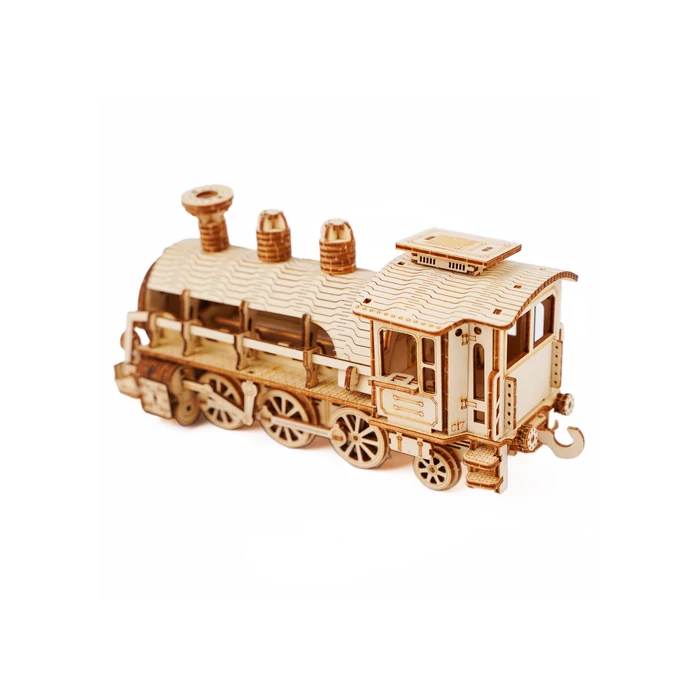 3D fa gőzmozdony puzzle