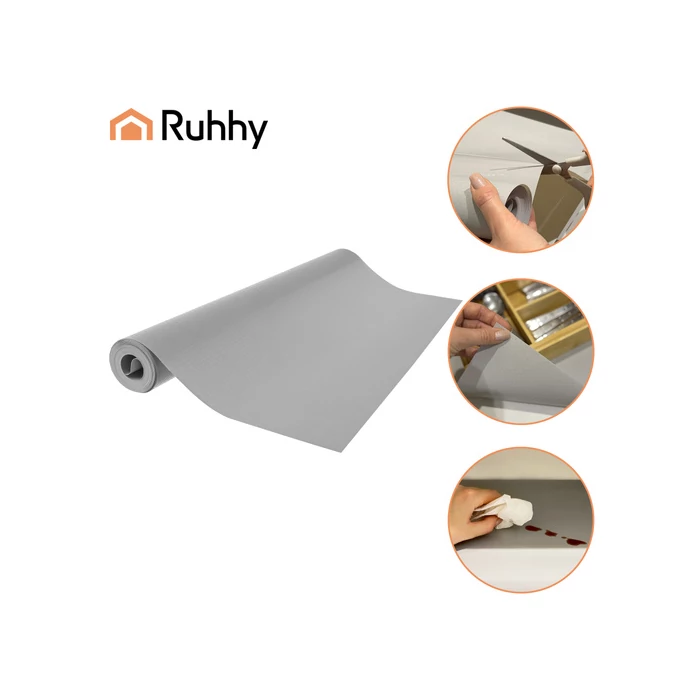 Csúszásgátló fiók alátét szürke (500x50cm)