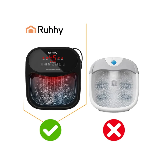 Hidromasszázs lábfürdő fűtéssel