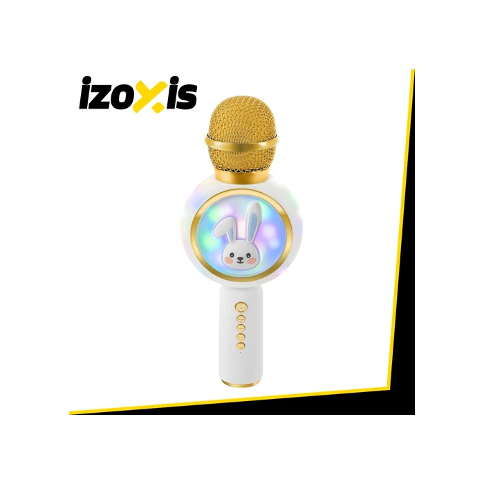 Vezeték Nélküli Karaoke Mikrofon - Fehér