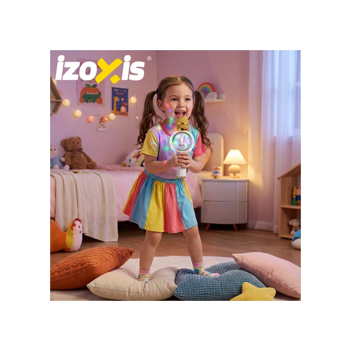 Vezeték Nélküli Karaoke Mikrofon - Fehér