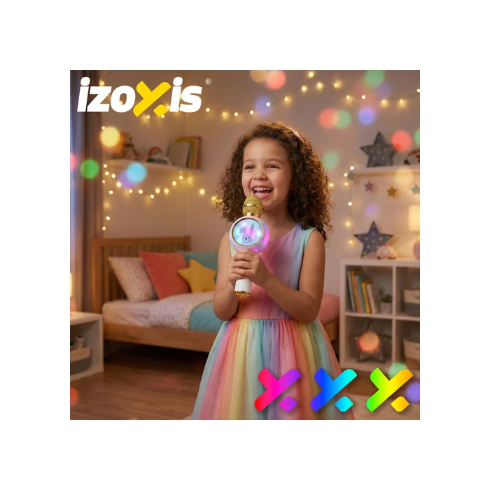 Vezeték Nélküli Karaoke Mikrofon - Fehér