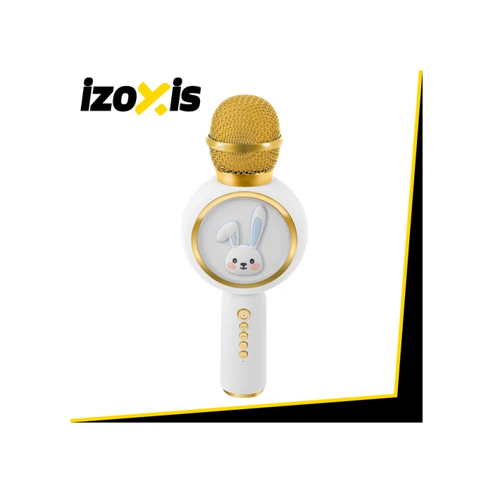 Vezeték Nélküli Karaoke Mikrofon - Fehér