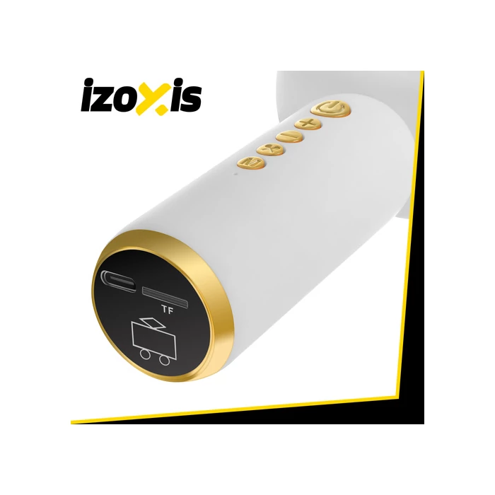 Vezeték Nélküli Karaoke Mikrofon - Fehér