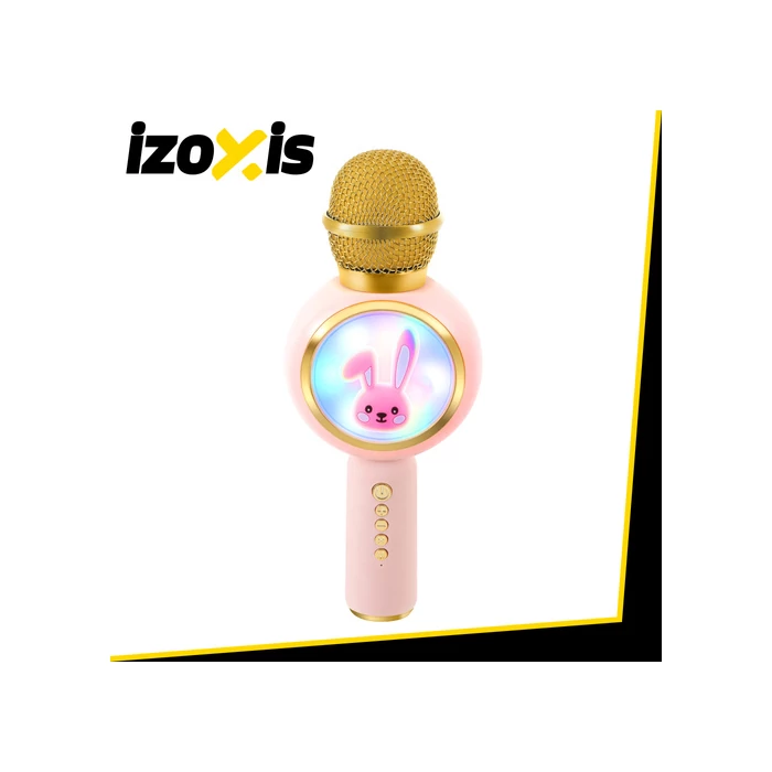 Vezeték Nélküli Karaoke Mikrofon - Rózsaszín