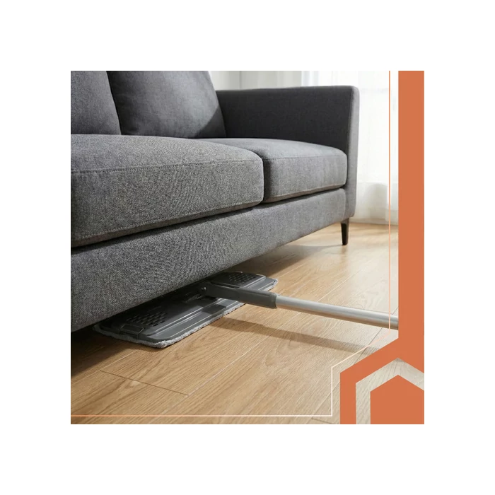 Kétkamrás felmosó szett 8,5 L vödörrel és mopfejekkel