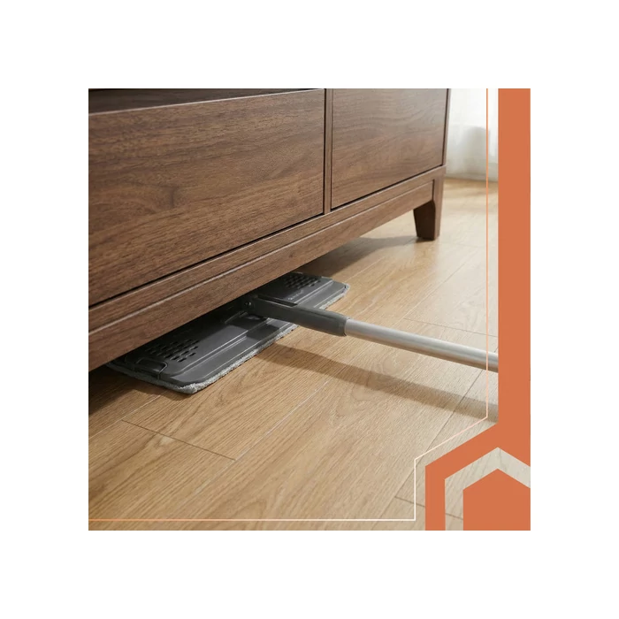 Kétkamrás felmosó szett 8,5 L vödörrel és mopfejekkel