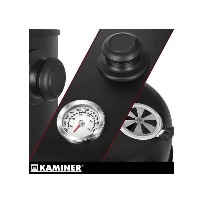 Kerti grillsütő-füstölő 44x80x42cm