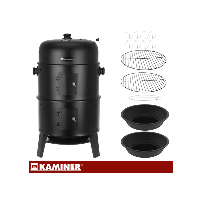 Kerti grillsütő-füstölő 44x80x42cm