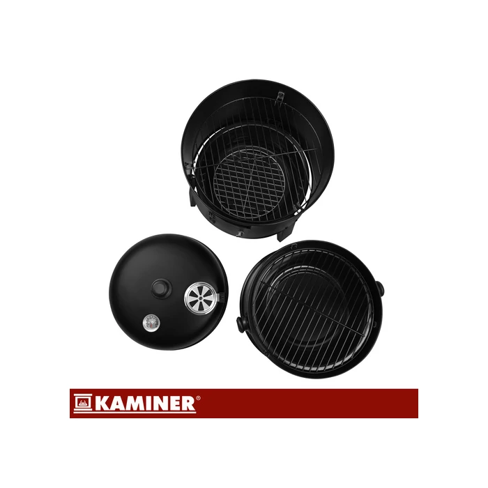 Kerti grillsütő-füstölő 44x80x42cm