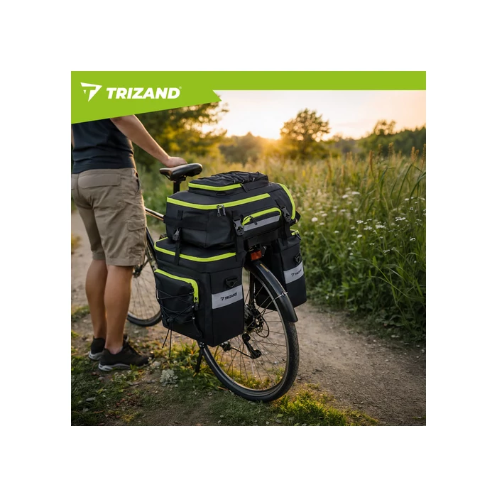 65L-es 3 az 1-ben vízálló kerékpártáska