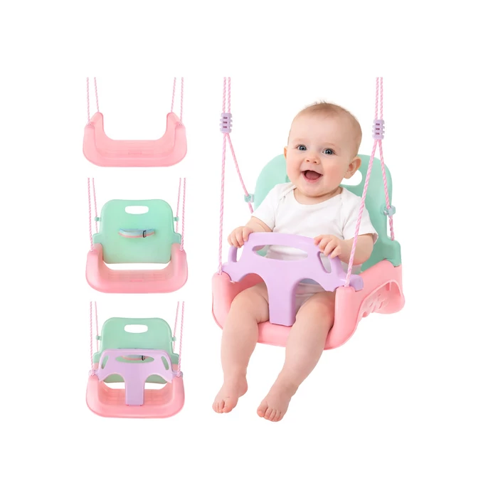 3 az 1-ben pasztell színű gyerekhinta