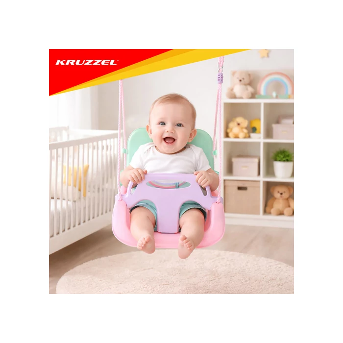 3 az 1-ben pasztell színű gyerekhinta