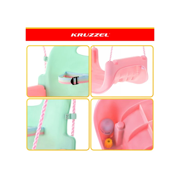 3 az 1-ben pasztell színű gyerekhinta