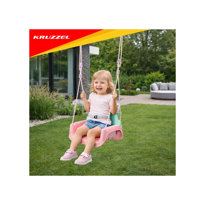 3 az 1-ben pasztell színű gyerekhinta