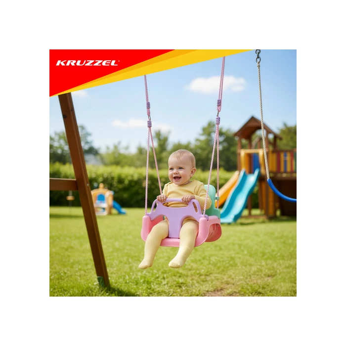 3 az 1-ben pasztell színű gyerekhinta