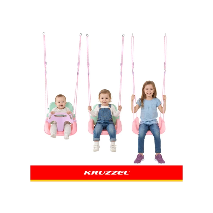 3 az 1-ben pasztell színű gyerekhinta