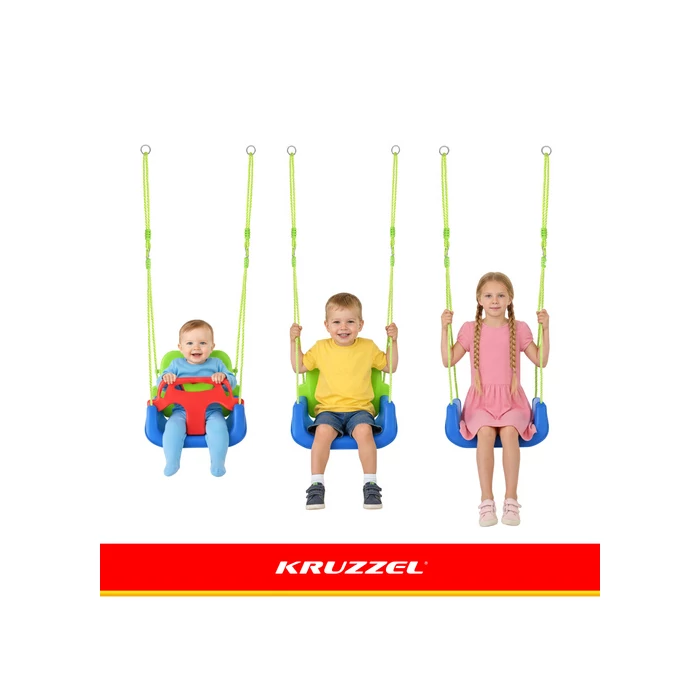 Színes 3 az 1-ben gyerekhinta