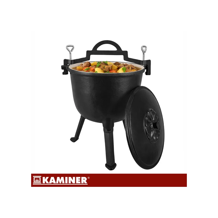 Zománcozott öntöttvas bogrács 8 L