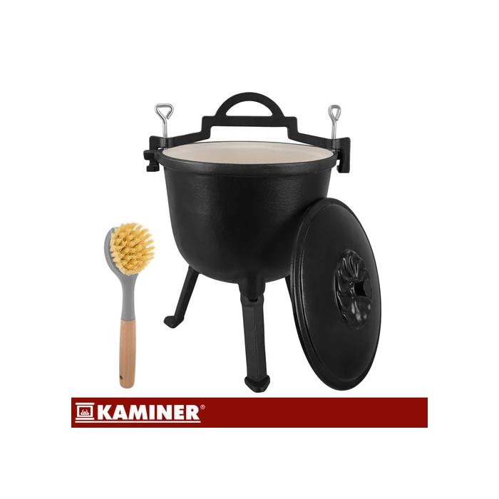 Zománcozott öntöttvas bogrács 8 L