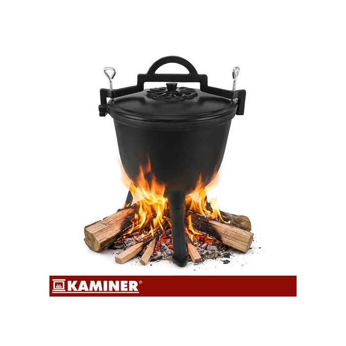 Zománcozott öntöttvas bogrács 8 L