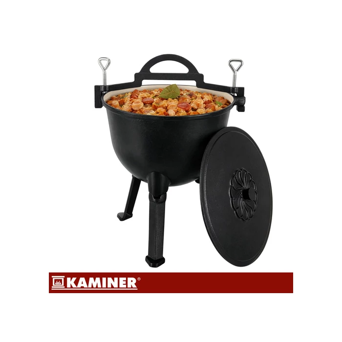 Zománcozott öntöttvas bogrács 10L