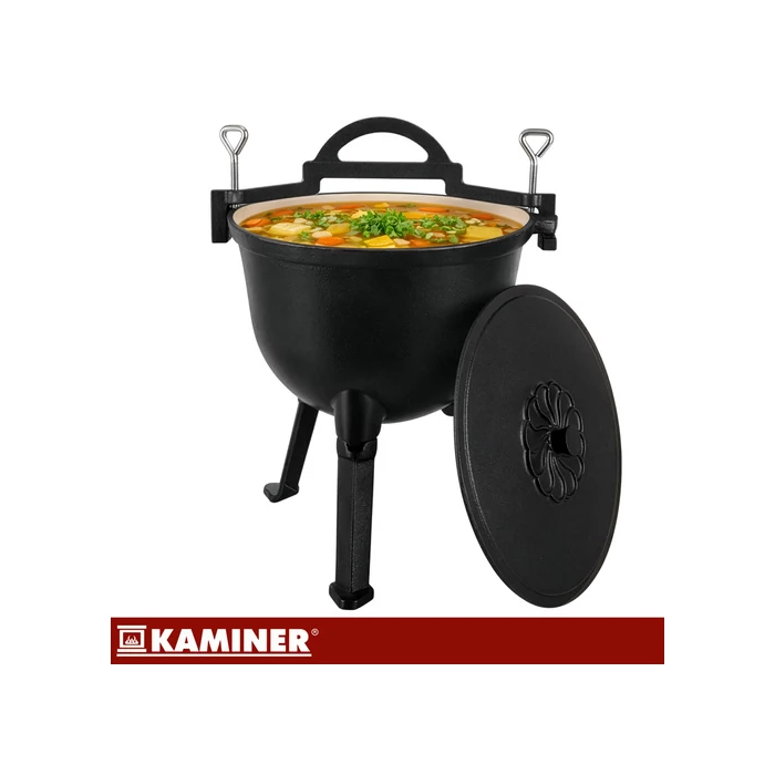 Zománcozott öntöttvas bogrács 10L