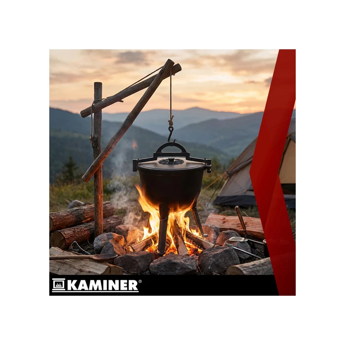 Zománcozott öntöttvas bogrács 10L