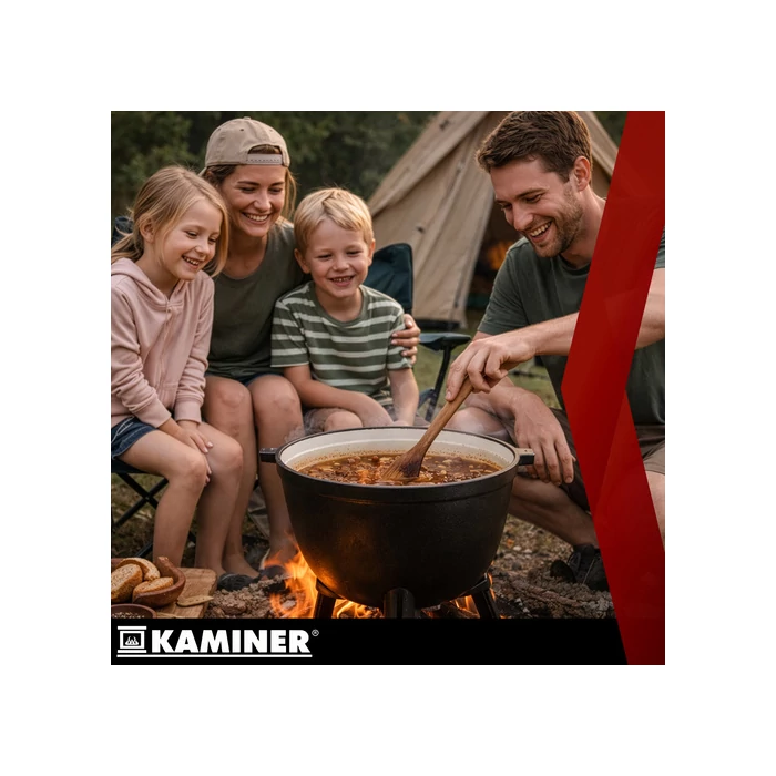 Zománcozott öntöttvas bogrács 10L