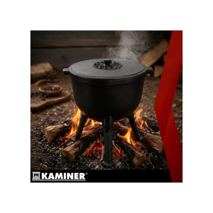 Zománcozott öntöttvas bogrács 10L