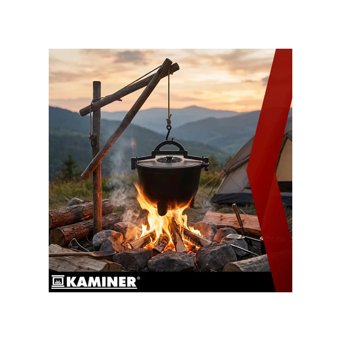 Zománcozott öntöttvas bogrács 10L