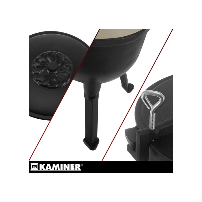 Zománcozott öntöttvas bogrács 10L