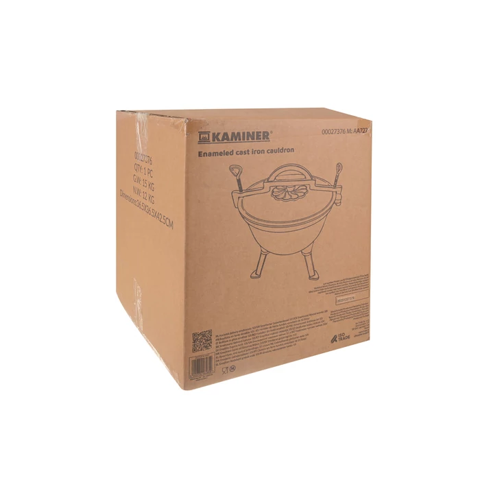 Zománcozott öntöttvas bogrács 10L