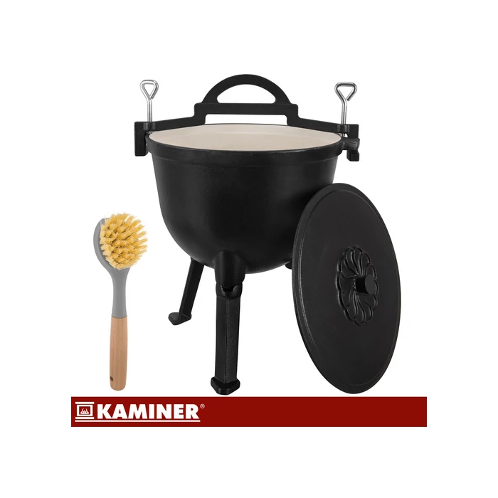 Zománcozott öntöttvas bogrács 10L