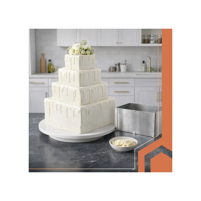 Téglalap alakú tortaforma