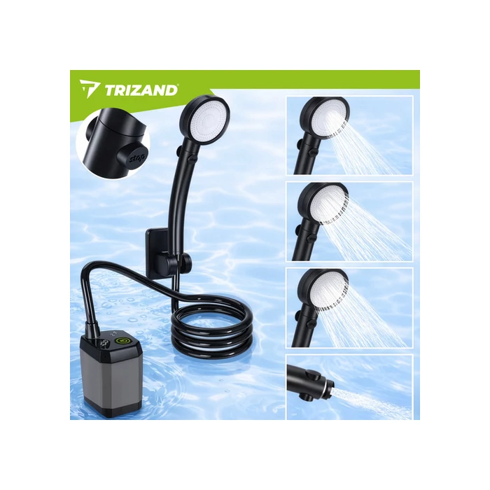 Akkumulátoros kemping zuhany 6000mAh