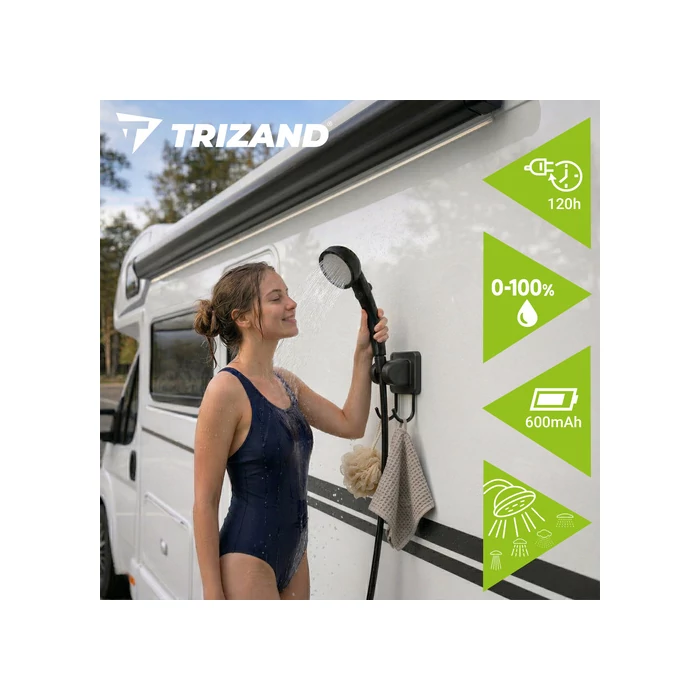 Akkumulátoros kemping zuhany 6000mAh