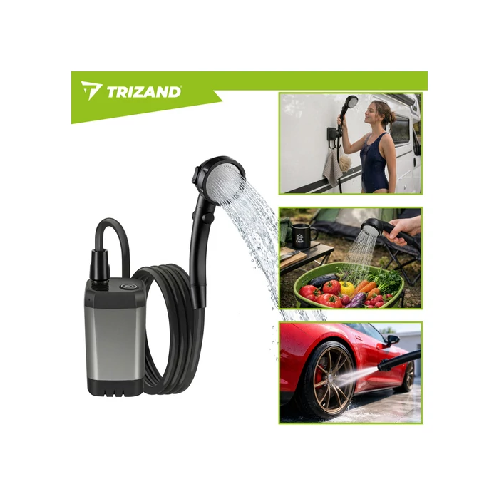 Akkumulátoros kemping zuhany 6000mAh