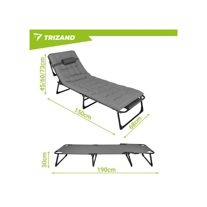 Trizand Összecsukható kerti nyugágy