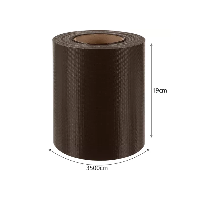 Szalag kerítéshez 19cmx35m barna