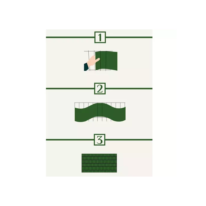 Szalag kerítéshez 19cmx35m barna