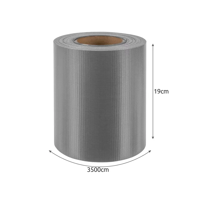 Szalag kerítéshez 19cmx35m szürke