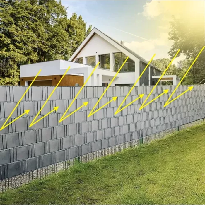 Szalag kerítéshez 19cmx35m szürke