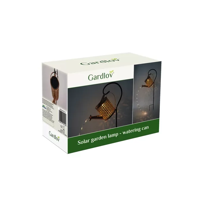 Napelemes kerti lámpa öntözőkanna