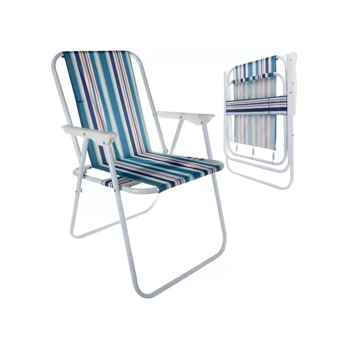 Bergamo csíkos kerti szék 