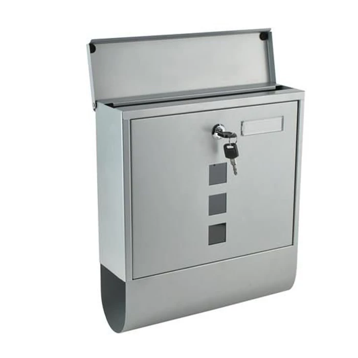 Kültéri szürke postaláda